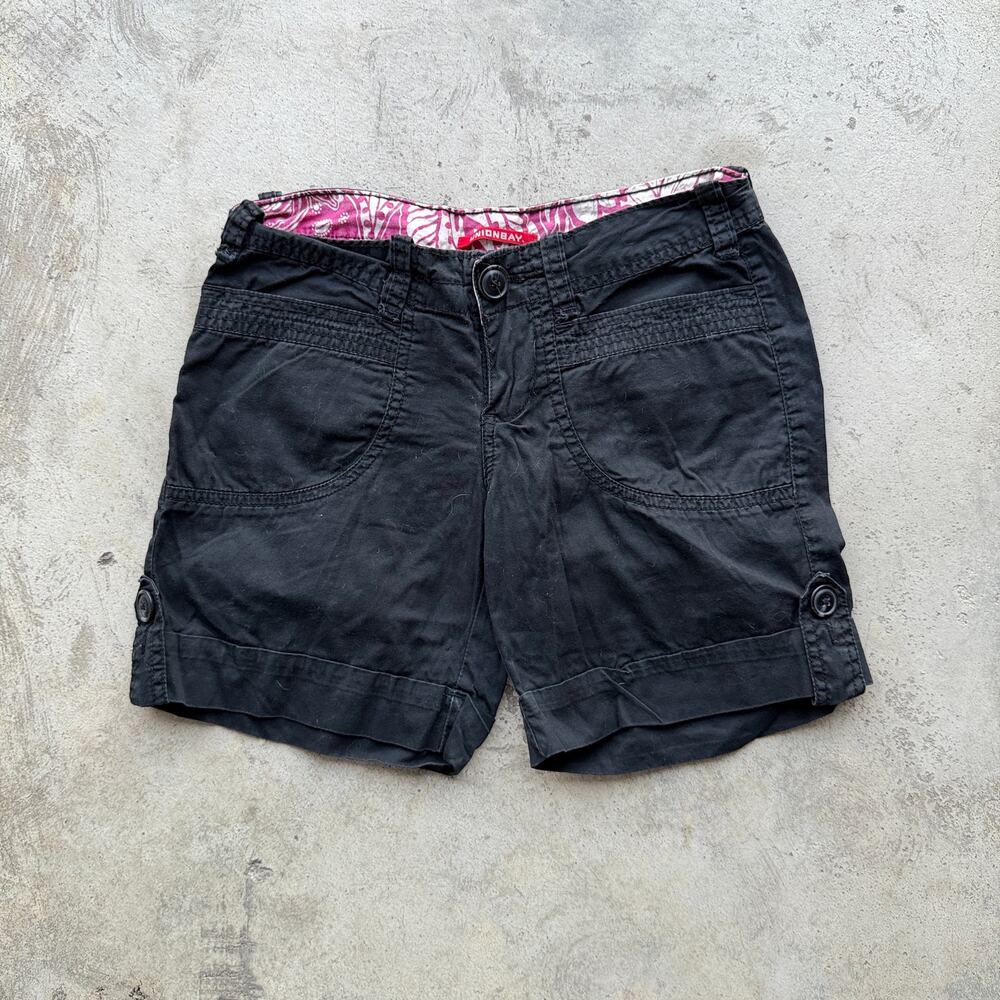 Vintage Y2K Unionbay Black Cargo Booty Shorts Women’s Size 0